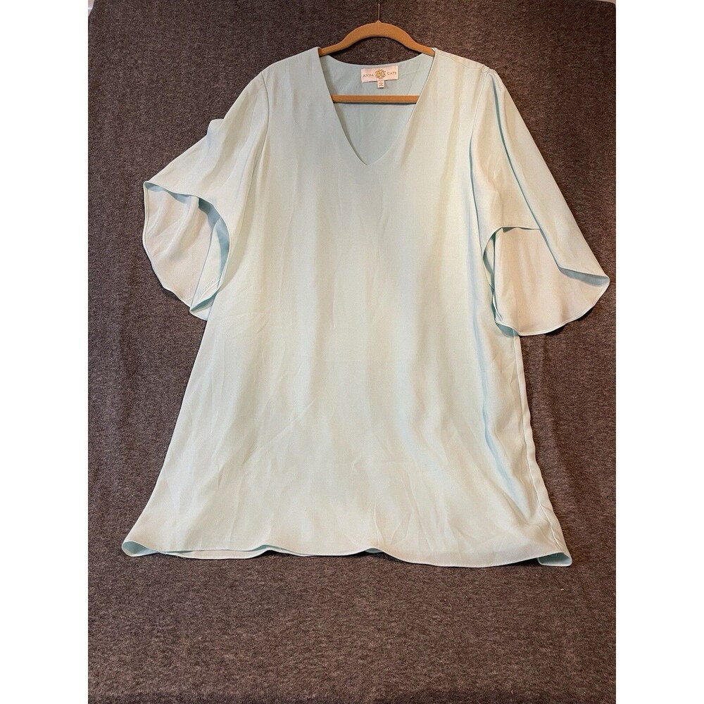 Anna Cate Nina Top Baby Blue Size Large